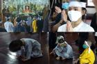 Đàn con Phi Nhung buồn rười rượi khi cầu siêu tại Tu viện