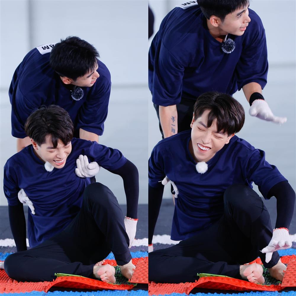 Đức Phúc trầy từ mặt tới thân khi tham gia Running Man-8