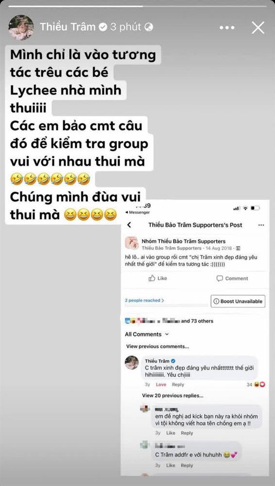 Thiều Bảo Trâm thừa nhận dùng nick chính chủ tự khen mình xinh!-3