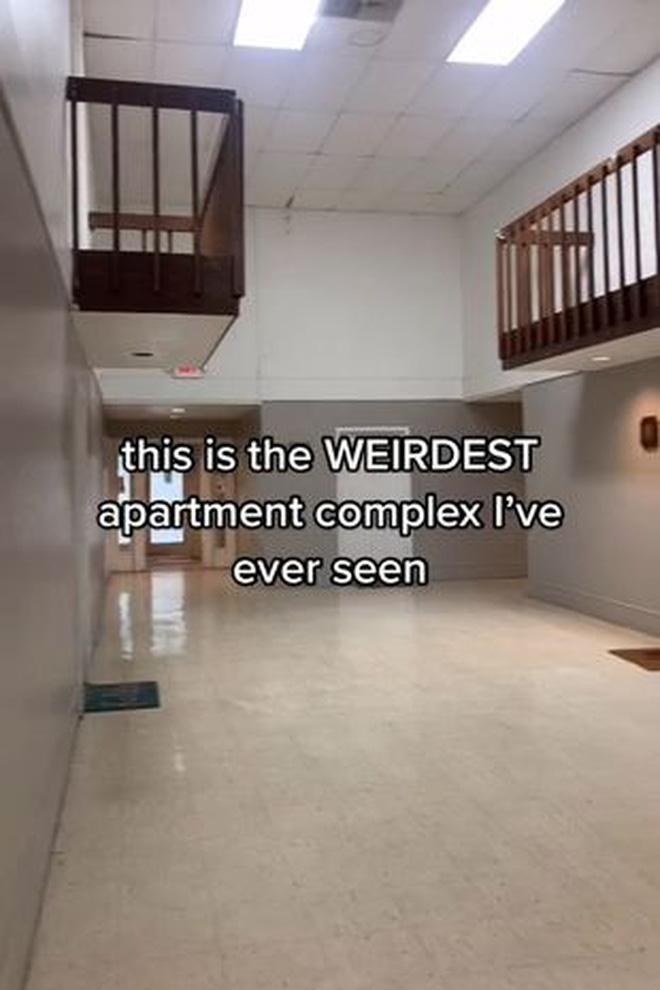 Nữ sinh quay tòa nhà kỳ quái từng ở, xem lạnh sống lưng-2