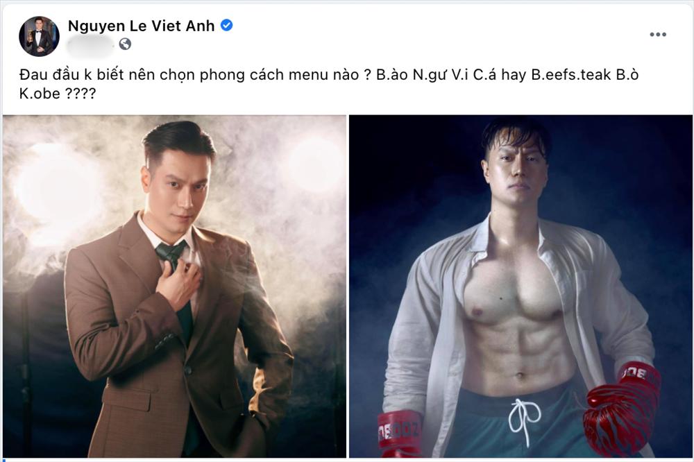 Việt Anh thả thính giống Quỳnh Nga, vợ cũ bình luận dưới status-1