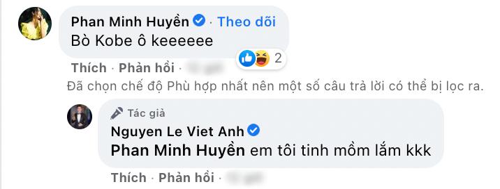 Việt Anh thả thính giống Quỳnh Nga, vợ cũ bình luận dưới status-3