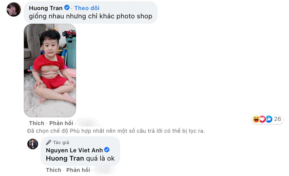 Việt Anh thả thính giống Quỳnh Nga, vợ cũ bình luận dưới status-6