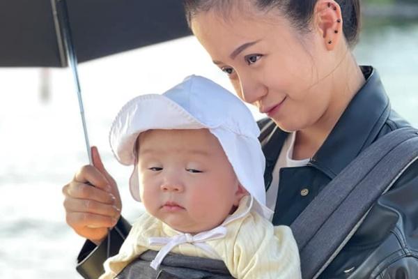 An Nguy sau khi sinh con: Tóc rụng nghiêm trọng, cân nặng ở mức kỷ lục-3