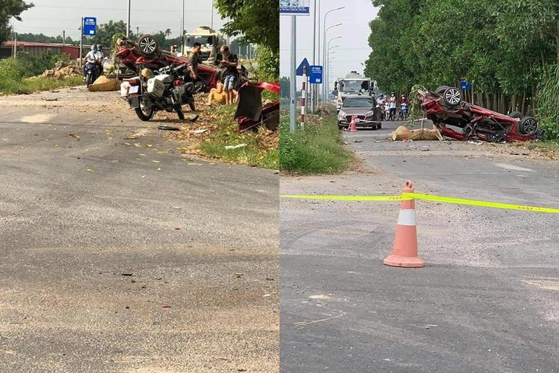 Sự thật chiếc ô tô biến dạng, nát bét nghi là của Nam OK-1