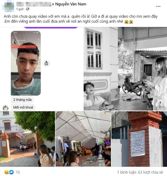 Bạn bè chia sẻ clip đám tang Nam OK: Xót xa người ra đi quá trẻ-2