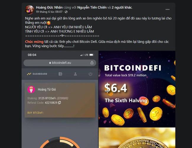 Hé lộ mối quan hệ của Hoàng Tử Gió với thủ lĩnh BitcoinDeFi-2