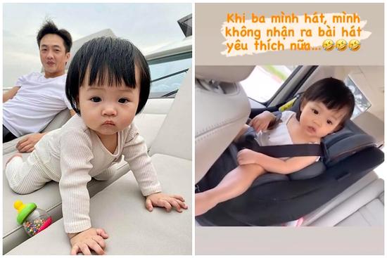 Cường Đô La hát, con gái SuChin 'ngỡ ngàng ngơ ngác bật ngửa'