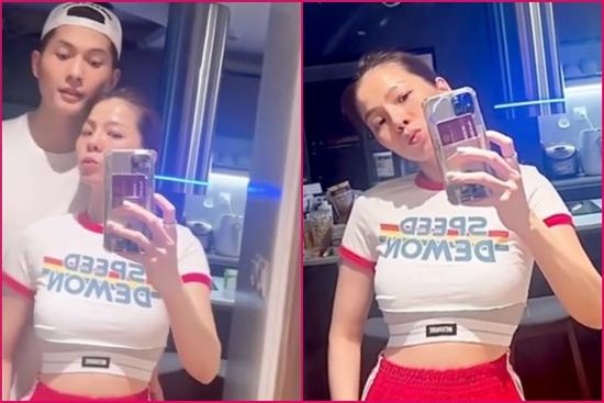 Lệ Quyên 'nửa mùa' đu trend áo khoe chân ngực của gái trẻ