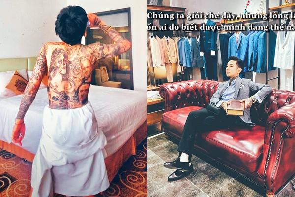 Hình xăm cực linh của bộ ba Hoàng Tử Gió - Khá Bảnh - Huấn Hoa Hồng-12