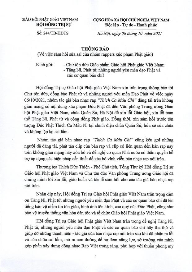 Nhóm rapper xúc phạm Phật giáo đến chùa sám hối, xin hối lỗi-4