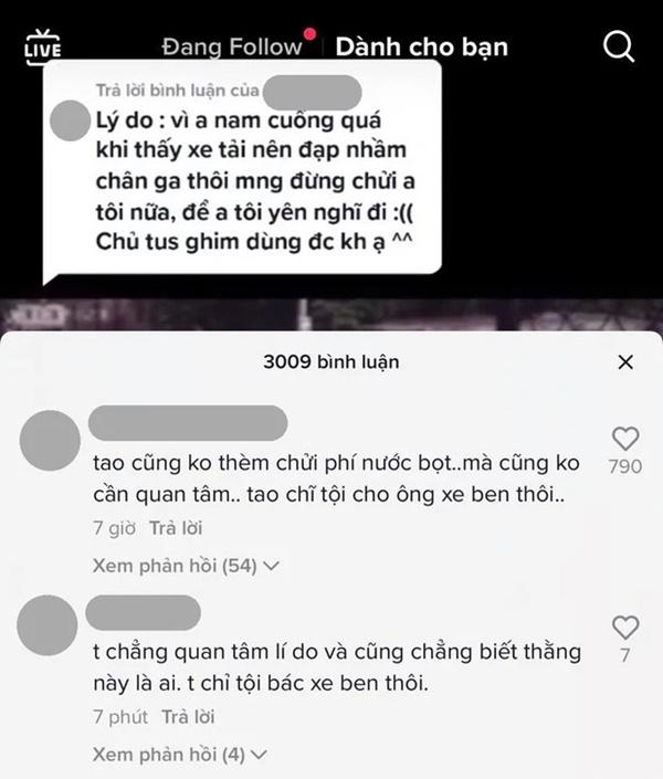 Bạn gái Nam Ok phản ứng gắt khi netizen bênh chủ xe tải vụ tai nạn-2
