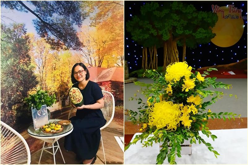 Rau củ biến thành hoa qua đôi tay tuyệt phẩm khéo léo-1