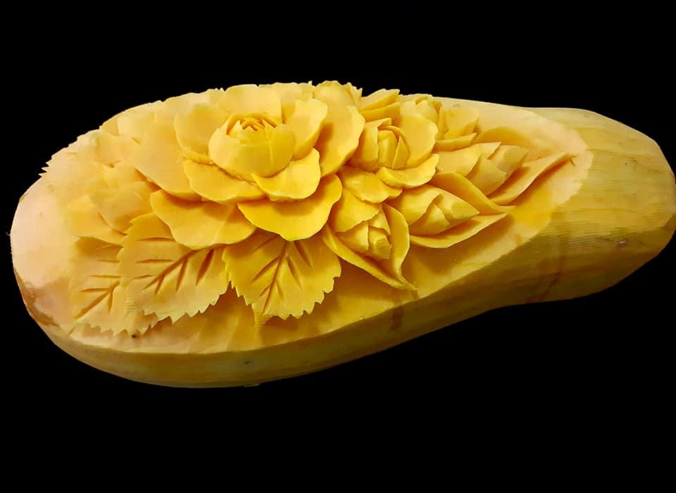 Rau củ biến thành hoa qua đôi tay tuyệt phẩm khéo léo-7