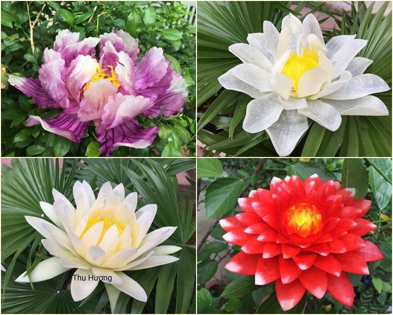 Rau củ biến thành hoa qua đôi tay tuyệt phẩm khéo léo-2