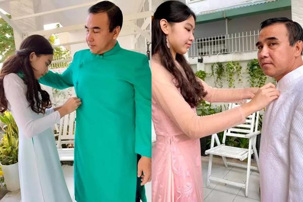 Con gái úp bát cắt tóc cho Quyền Linh, kết bất ngờ-10