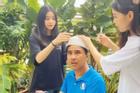 Con gái úp bát cắt tóc cho Quyền Linh, kết bất ngờ