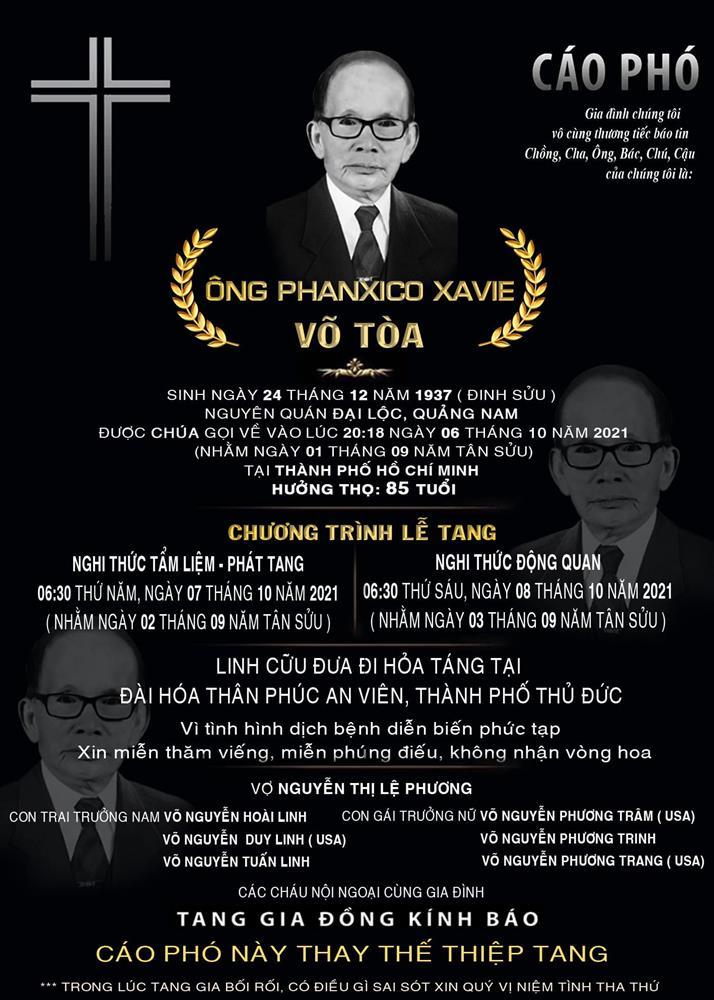 Tang lễ bố ruột Hoài Linh gói gọn, không công bố địa điểm-1