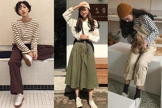 Nằm lòng công thức phối màu trang phục mùa thu đẹp như gái Hàn