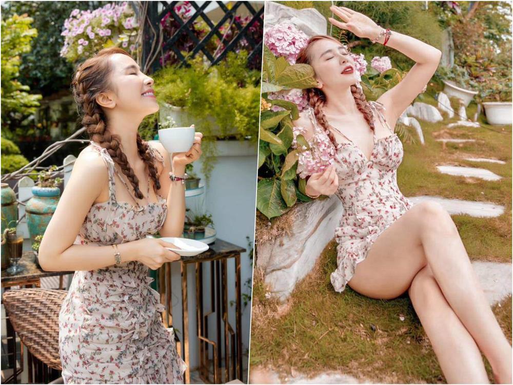 Quỳnh Nga lên đồ sexy hết nước chấm, bảo sao Việt Anh u mê-2