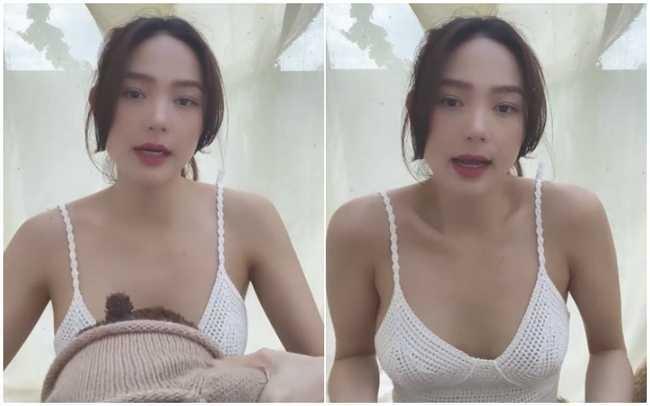 Ngọc Trinh, Ngân 98 và loạt sao diện váy ngủ hớ hênh livestream-6