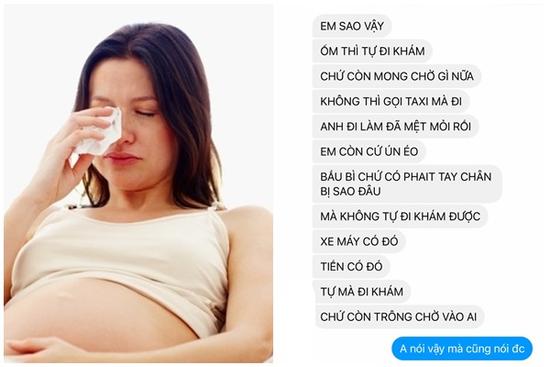 Nhờ đèo đi khám thai, chồng khiến vợ hối hận vì lấy sai người