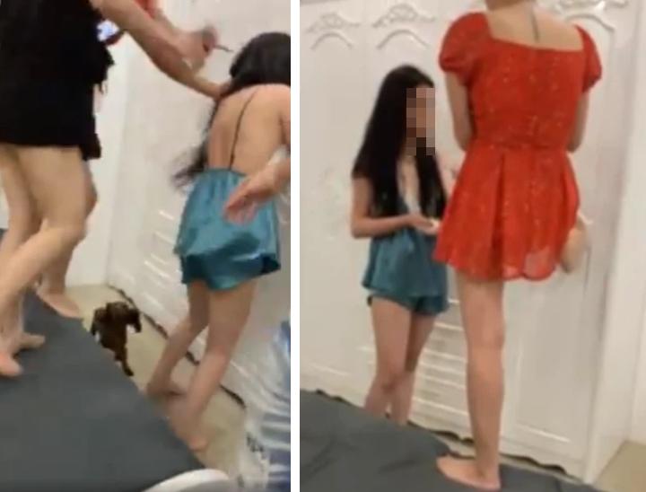 Thời trang tiểu tam khi bị tóm sống: Cứ phải 2 dây sexy mới chịu!-12