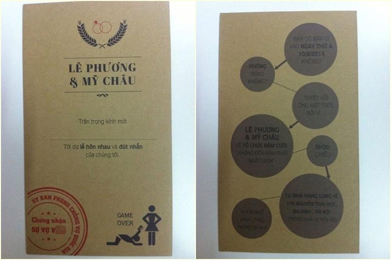 Loạt thiệp cưới chịu chơi nhất quả đất, còn lâu mới đụng hàng!-3