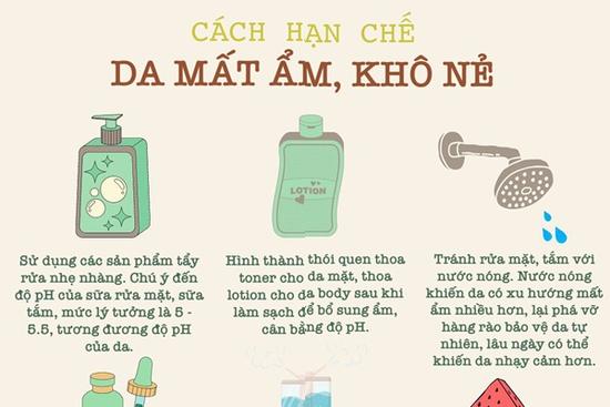 Thói quen hạn chế khô nẻ da khi giao mùa