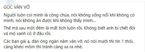 Luôn miệng thiếu em không sống nổi, thanh niên bốc hơi sau 1 đêm-1
