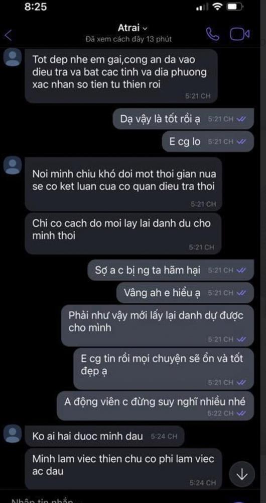 Em gái tung tin nhắn Công Vinh thể hiện thái độ giữa sóng từ thiện-2