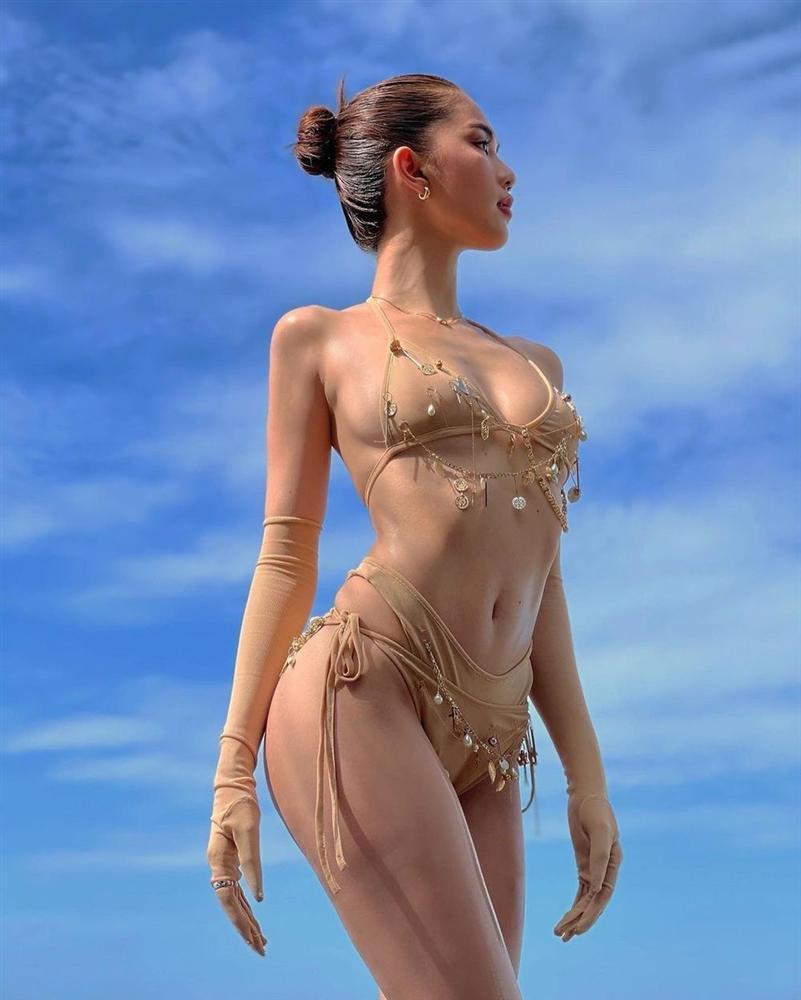 Hoa hậu Chuyển giới Trân Đài như nude 100% vì bikini tàng hình-7