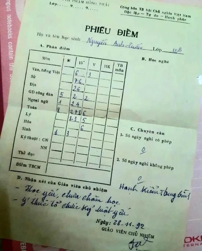 Con trai bóc phốt bố học dốt, dân mạng soi ra điểm đáng khen-1