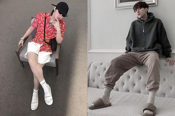 Đi tất + dép lê: Trend thảm họa Sơn Tùng lăng xê bỗng hot họt-9