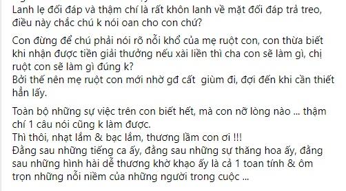 Hồ Văn Cường nhận xong tiền, cộng sự Phi Nhung vẫn dọa nhẹ-4