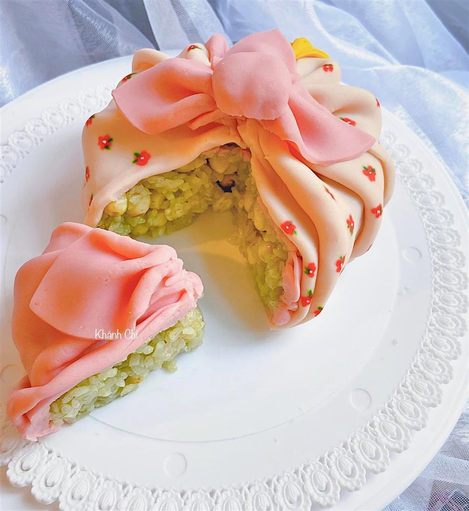 Món xôi hoa đậu đẹp như tác phẩm nghệ thuật, nhìn không nỡ ăn-4