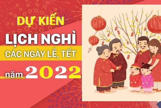 Đề xuất phương án nghỉ Tết Nguyên đán 2022 kéo dài trong 9 ngày