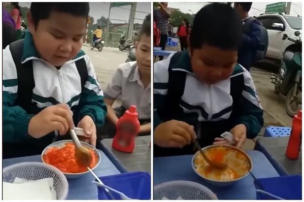 Bài văn miêu tả món ngon nhất từng ăn của cậu bé đọc cay mắt-2