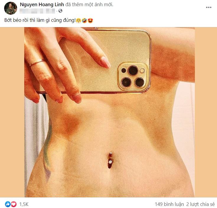 MC Hoàng Linh tung ảnh mát mẻ chưa từng thấy-1