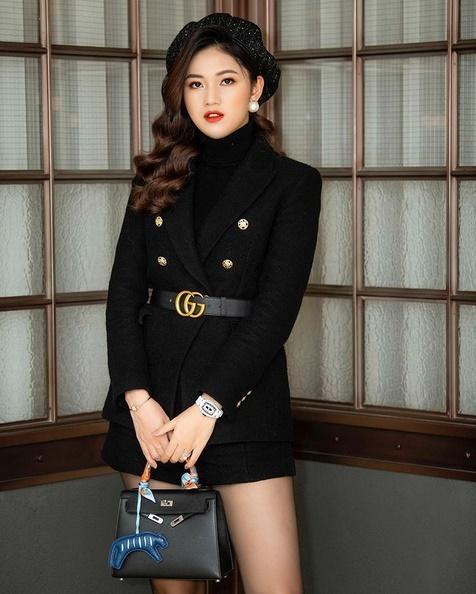 Lấy chồng đại gia, á hậu Thanh Tú che bụng bầu bằng túi 3 tỷ-8