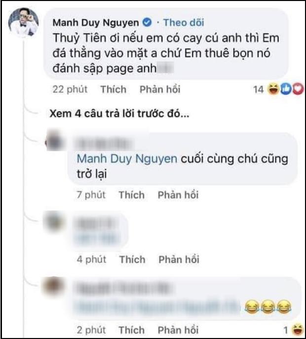 Bị đánh sập Facebook, Duy Mạnh chất vấn Trấn Thành, Thủy Tiên?-3