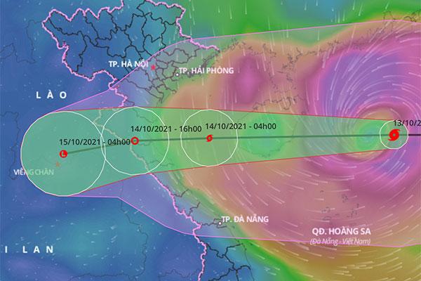 Bão số 8 vào Vịnh Bắc Bộ, hướng thẳng tới Thanh Hóa đến Quảng Bình-2