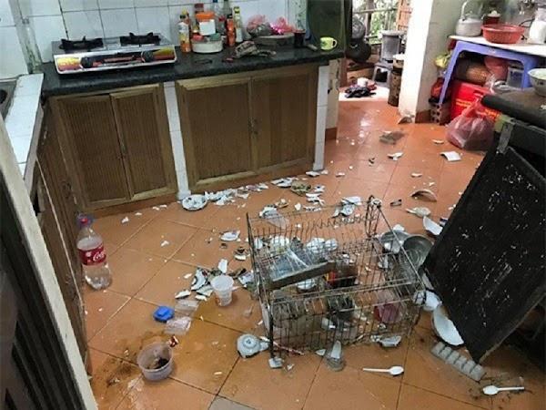 Vợ sắp cơm thiếu đũa, chồng giận dữ hất tung tóe cả mâm-2