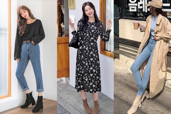 Phối đồ với boots cổ lửng chuẩn chỉnh như fashionista