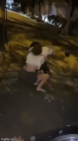 Hai thiếu nữ lao vào túm tóc đánh nhau khiến nhiều người kinh hãi-2