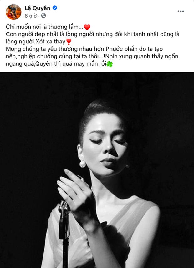 Lệ Quyên bị nghi ẩn ý nhắc tới lùm xùm cát-xê Hồ Văn Cường-1