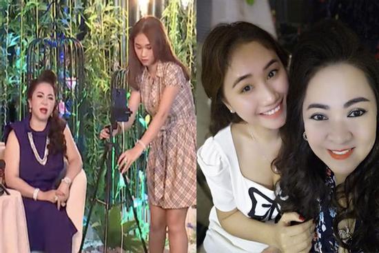 Danh tính gái đẹp chiếm spotlight trên livestream bà Phương Hằng