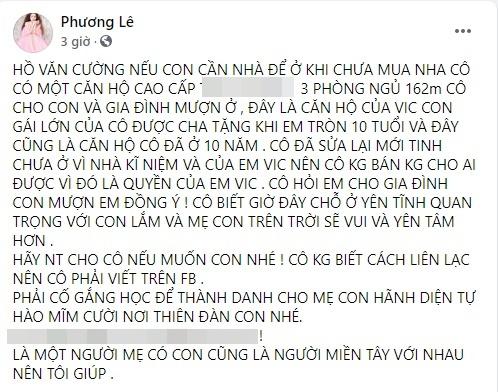 Hoa hậu 7X tuyên bố cho gia đình Hồ Văn Cường mượn nhà-2