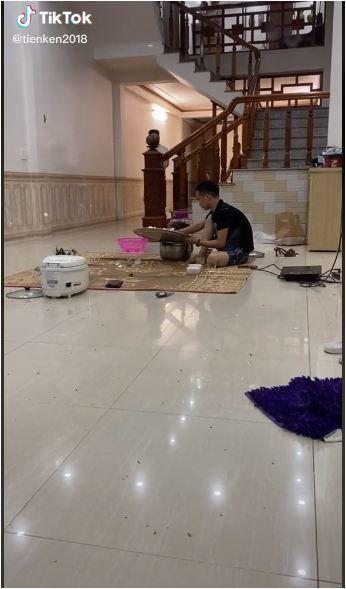 Đưa bạn về nhậu, chồng và hội anh em ăn xong tự giác dọn-2