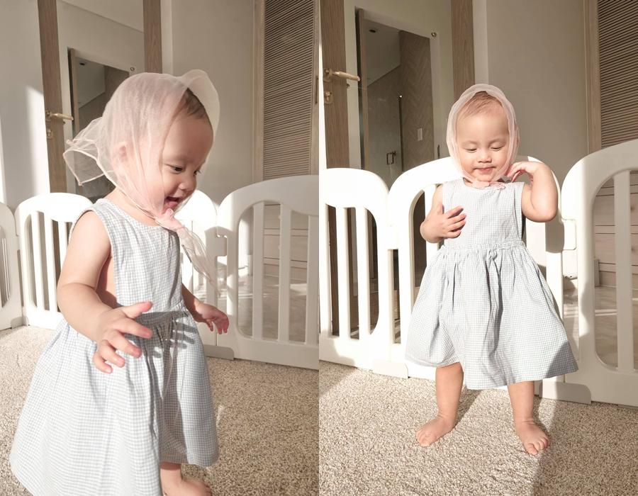 Hồ Ngọc Hà chia sẻ khoảnh khắc đáng yêu của con gái Lisa.